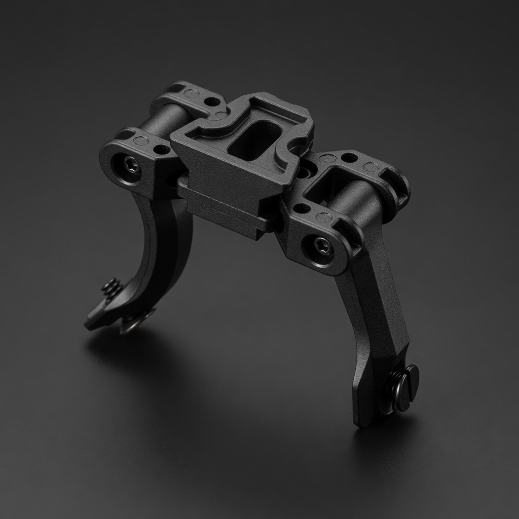Polymer bridge mount (J arms)